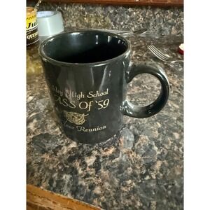 Brinkley High School Class of 59 Reunion Coffee Mug Black Gold Tiger Mascot Cup